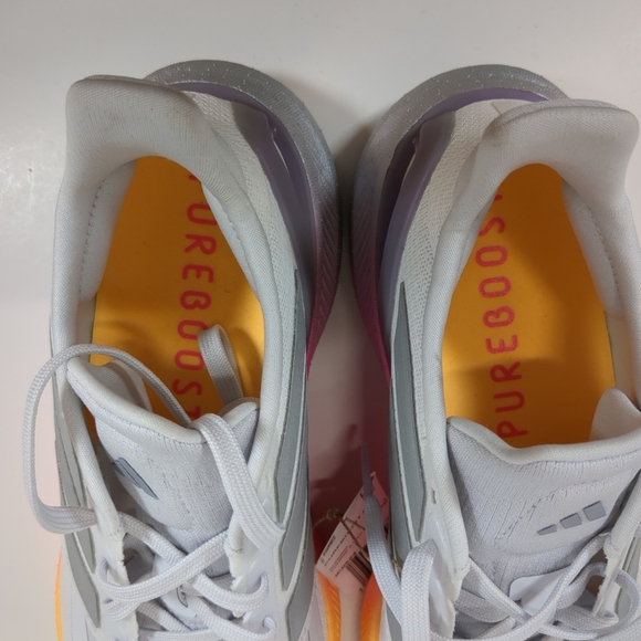 Adidas  Purebpost 5 Athletic White/Pink Sneaker NWT , Size 9.5 - Picture 6 of 7